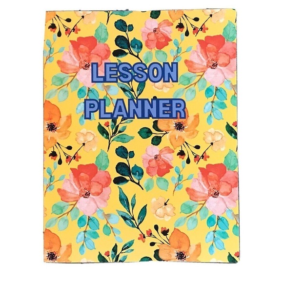 Pretty Lesson Planner Book For Homeschool Teachers Tons Of Useful Sections New - Picture 1 of 5